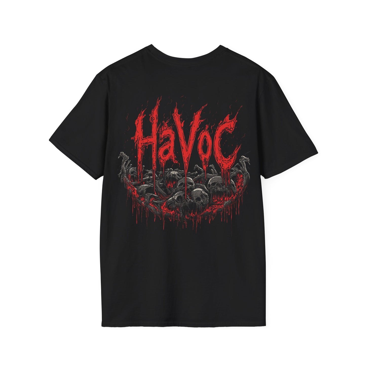 Havoc Reigns, Death Metal Tee, Goth Tee, Horror Tee