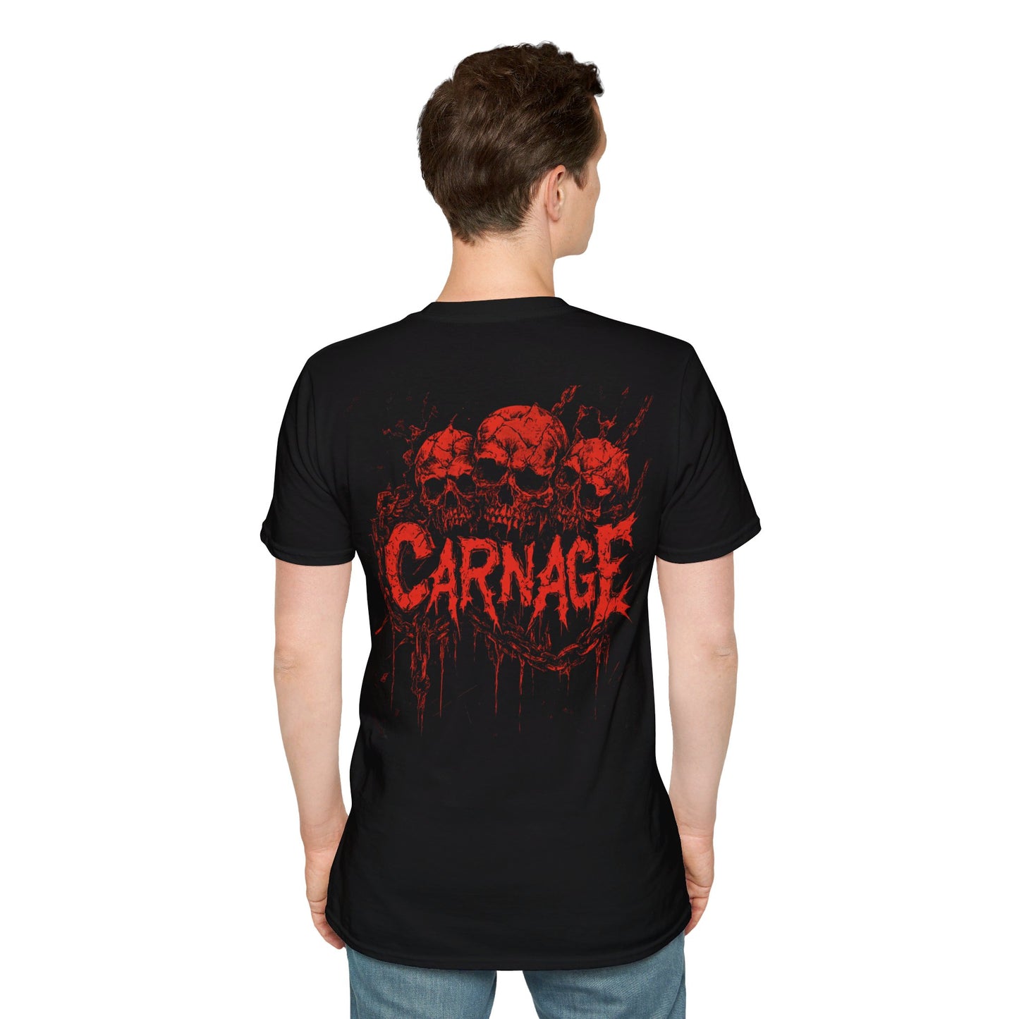 "CARNAGE" Death Metal Tee 6 , Death Metal Graphic Tee, Heavy Metal Tee, Heavy Metal, Goth T-Shirt, Goth, Goth, Grunge, Metal, Punk, Emo, Rock, Horror