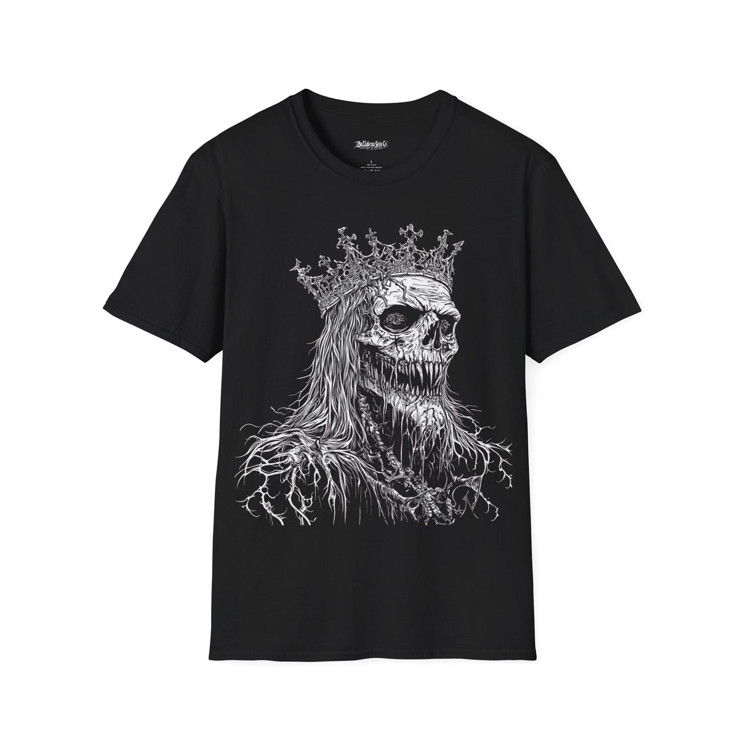 Bone King, Death Metal Tee, Goth Tee, Horror Tee