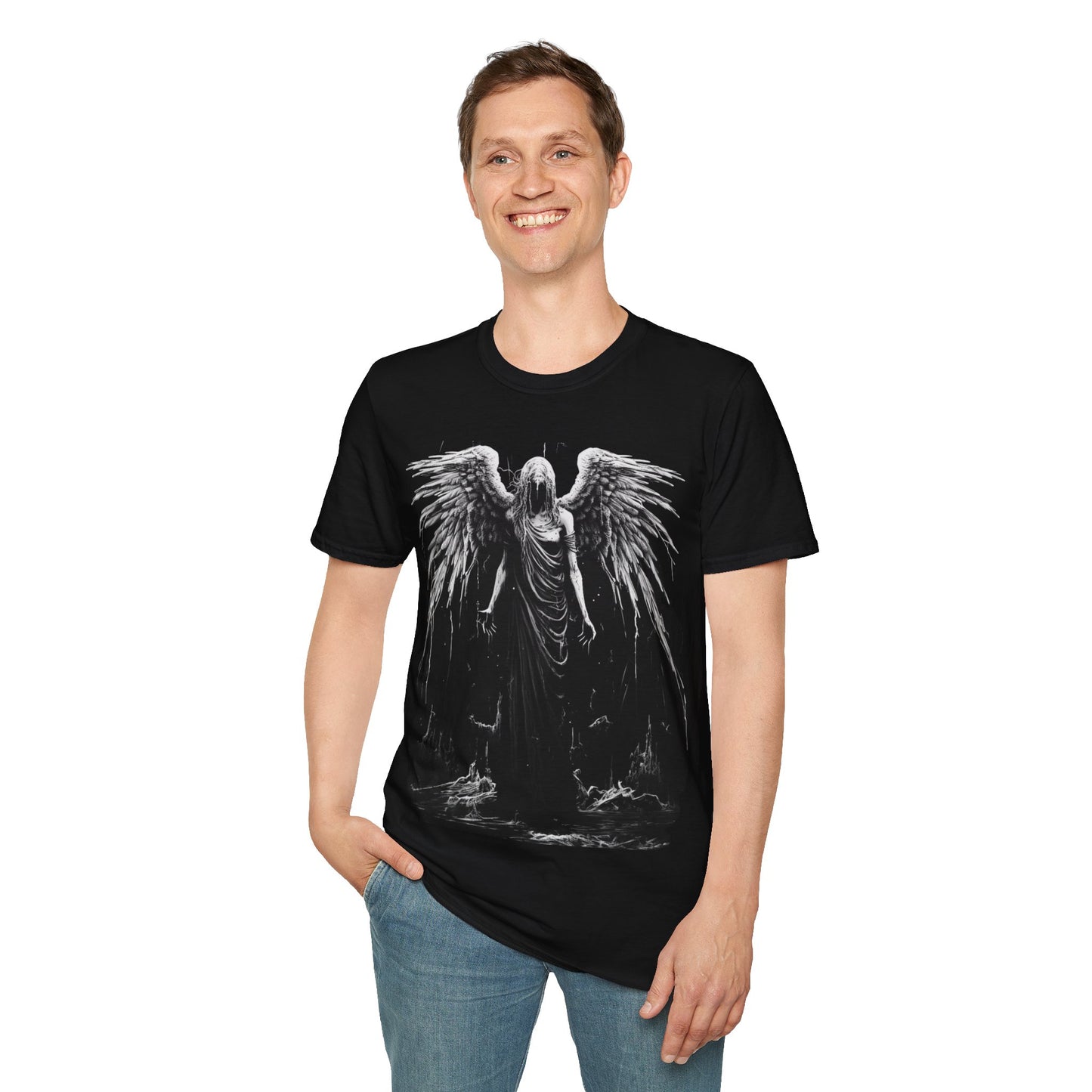 Wings of Perdition, Death Metal Tee, Goth Tee, Horror Tee