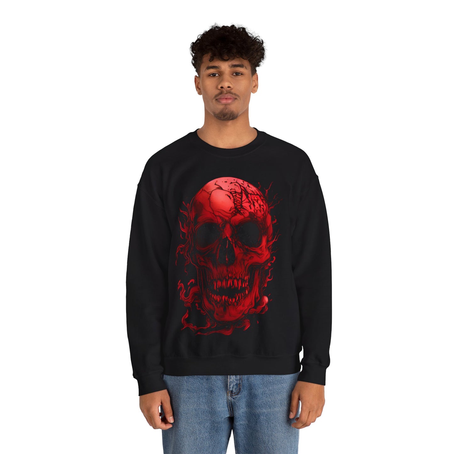 Death Metal Unisex Heavy Blend™ Crewneck Sweatshirt s1