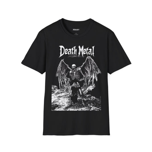 Winged Reaper, Death Metal Tee, Goth Tee, Horror Tee