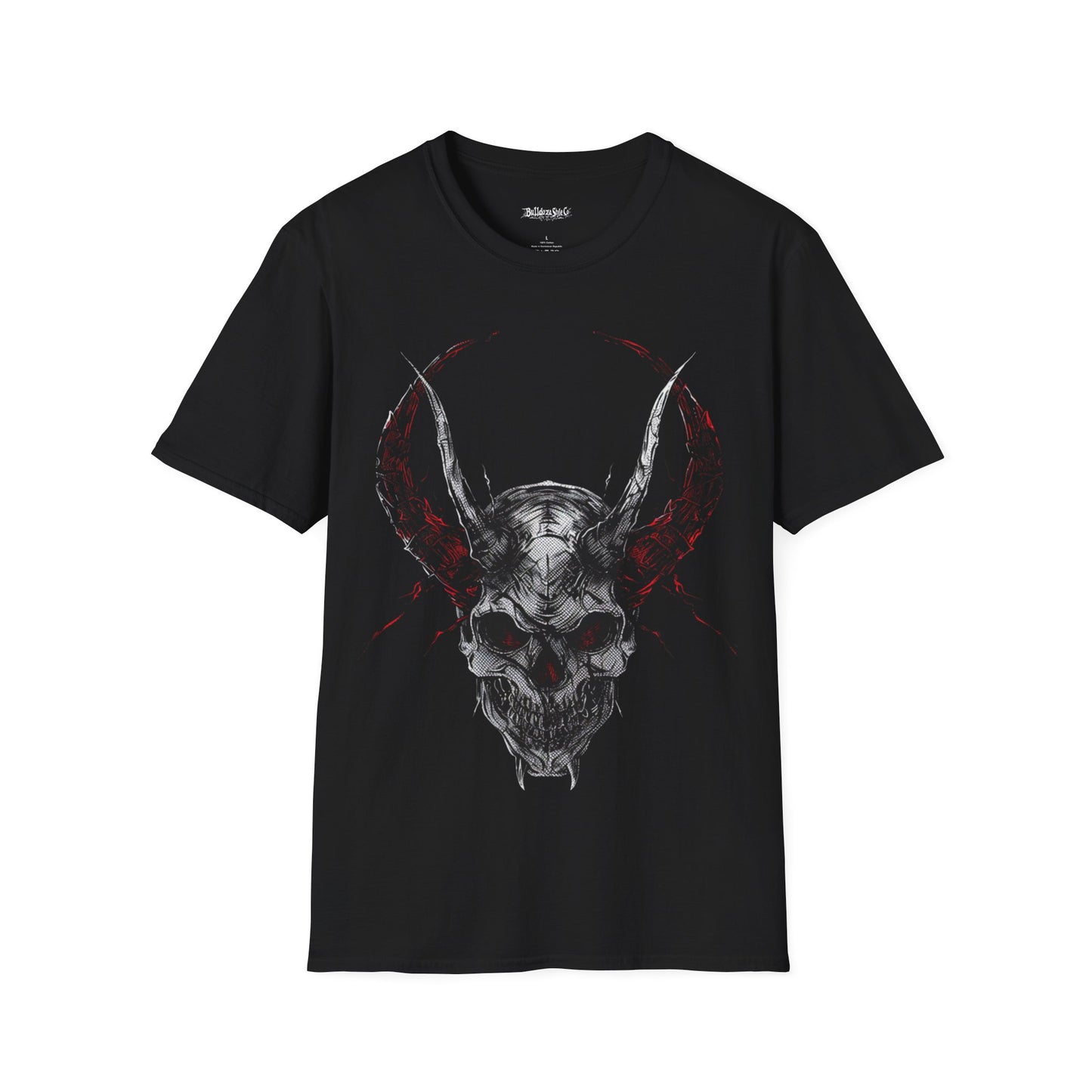 Hell Horns, Death Metal Tee, Goth Tee, Horror Tee