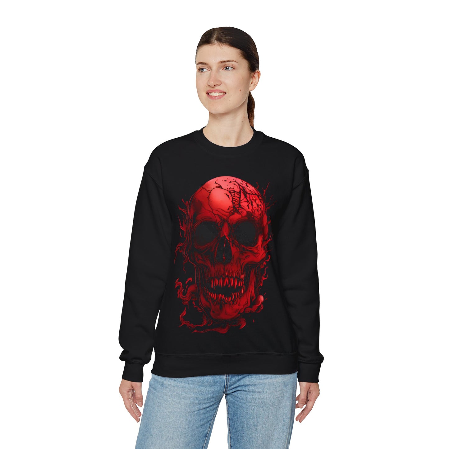 Death Metal Unisex Heavy Blend™ Crewneck Sweatshirt s1