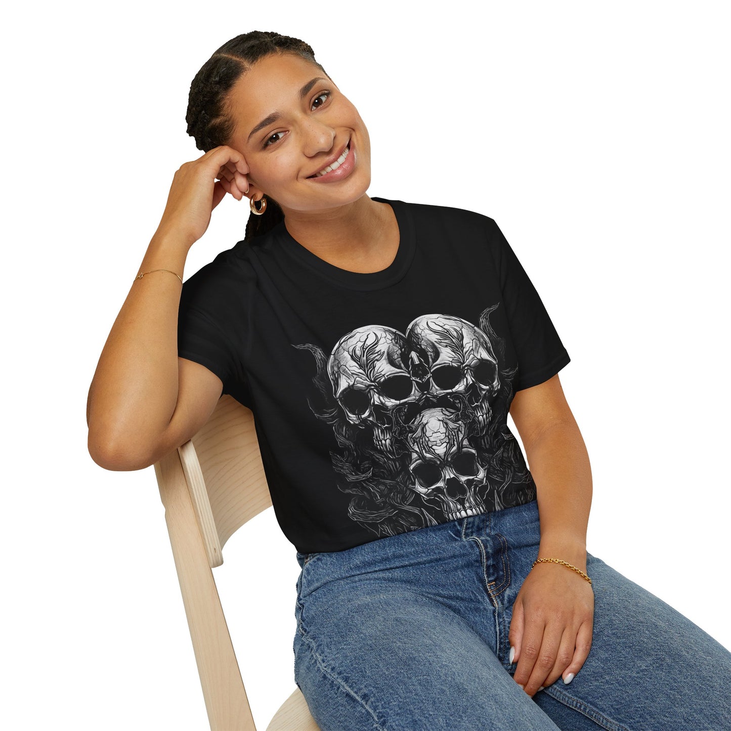 Legion of Skulls, Death Metal Tee, Goth Tee, Horror Tee