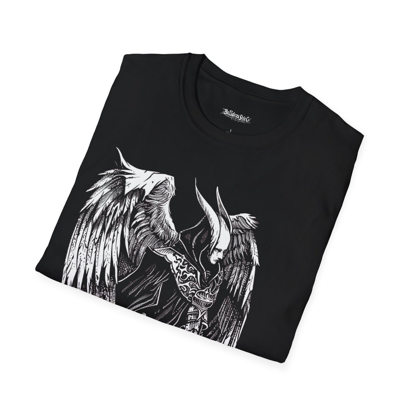 Fallen Wings, Death Metal Tee, Goth Tee, Horror Tee