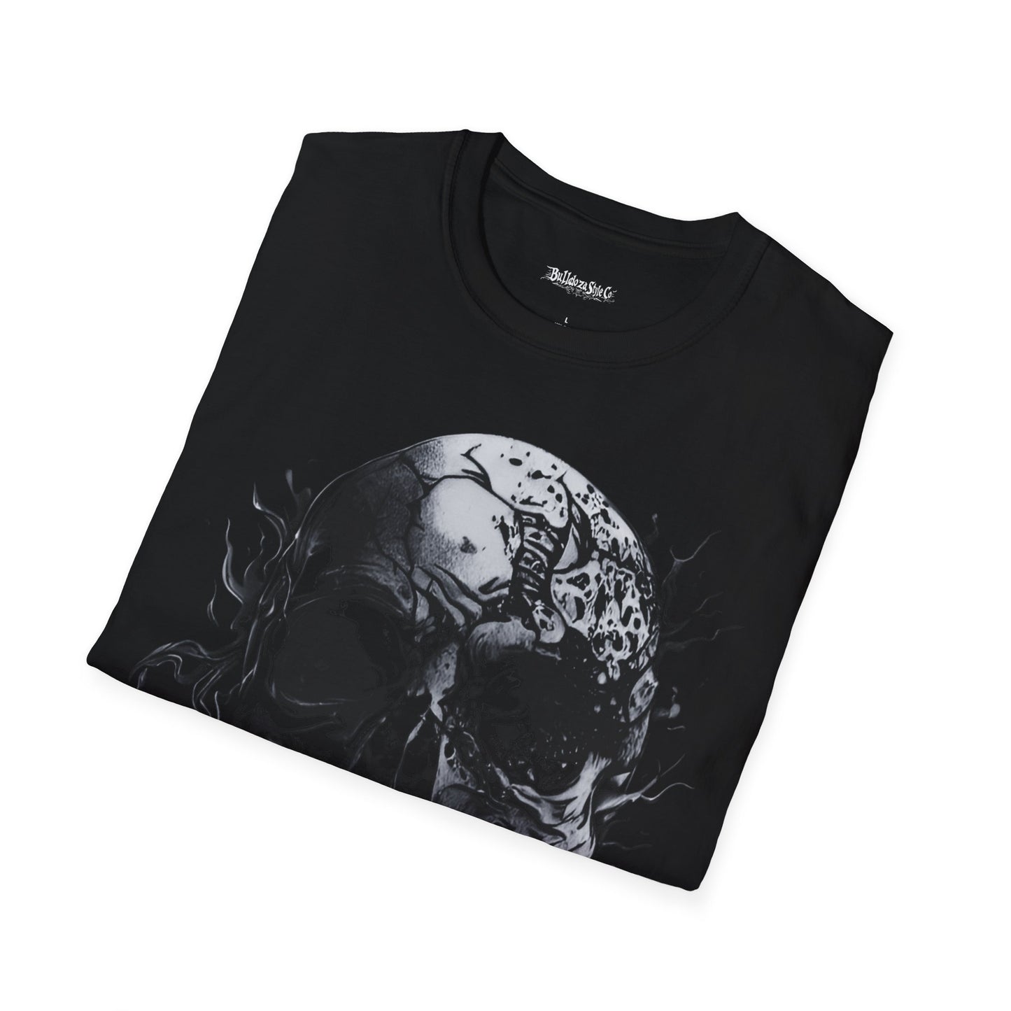 Shadow Skull, Death Metal Tee, Goth Tee, Horror Tee